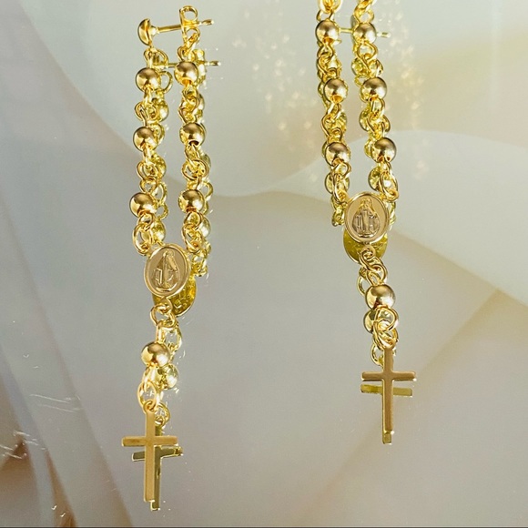 Rosary Earrings - Picture 3 of 7